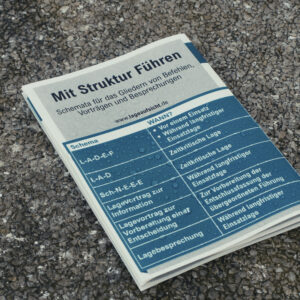 Taschenkarte "Mit Struktur Führen"